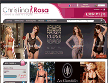 Tablet Screenshot of christina-rosa.com